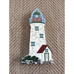 The Cats Meow Village “Port Grace Light” Port Grace Collection Shelf Sitter 2000